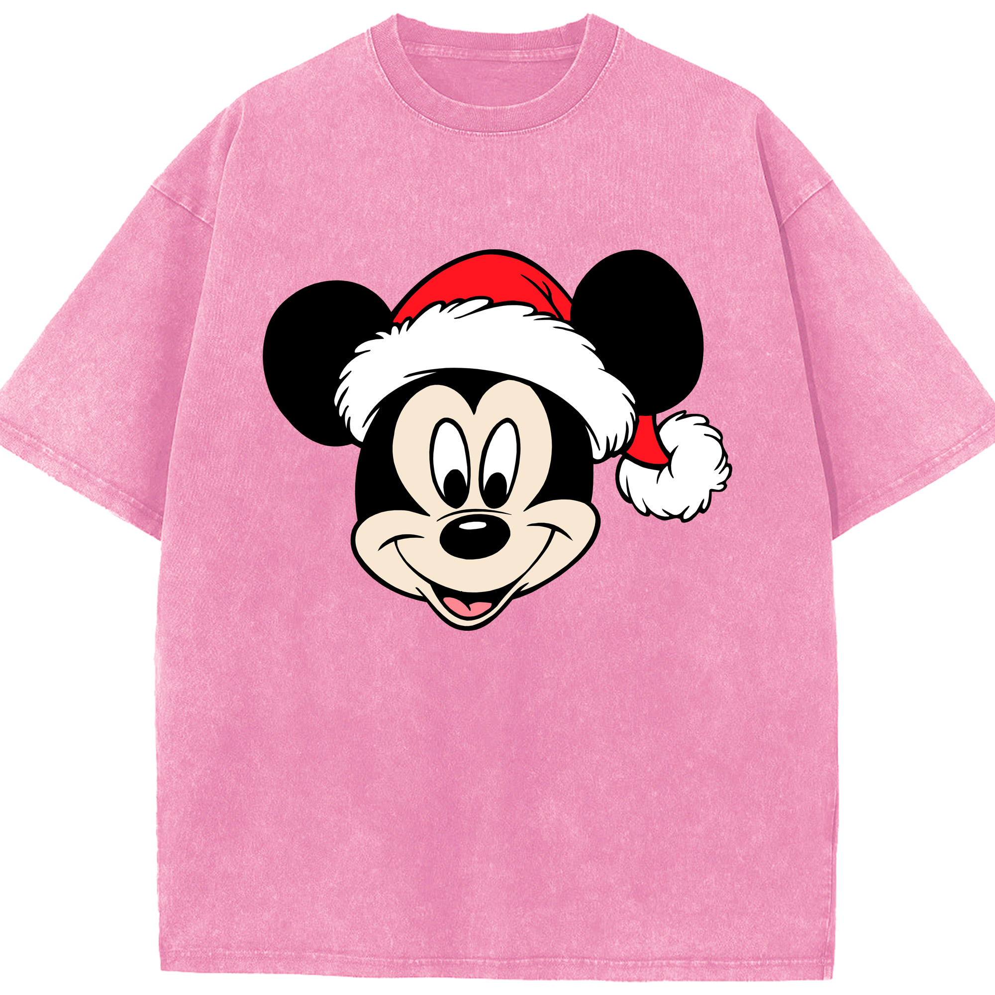 （画像用） ミッキーマウス Mickey Mouse 綿100% ヴィンテージ風 半袖Tシャツ（フロントプリント）